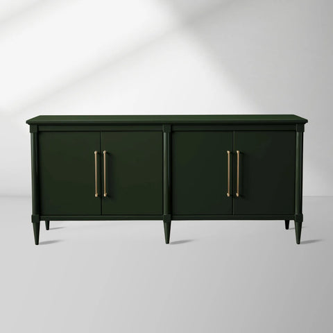 Oakleigh High-Gloss Lacquer Sideboard Wood Buffet Tables Living Room Entryways Storage Cabinet