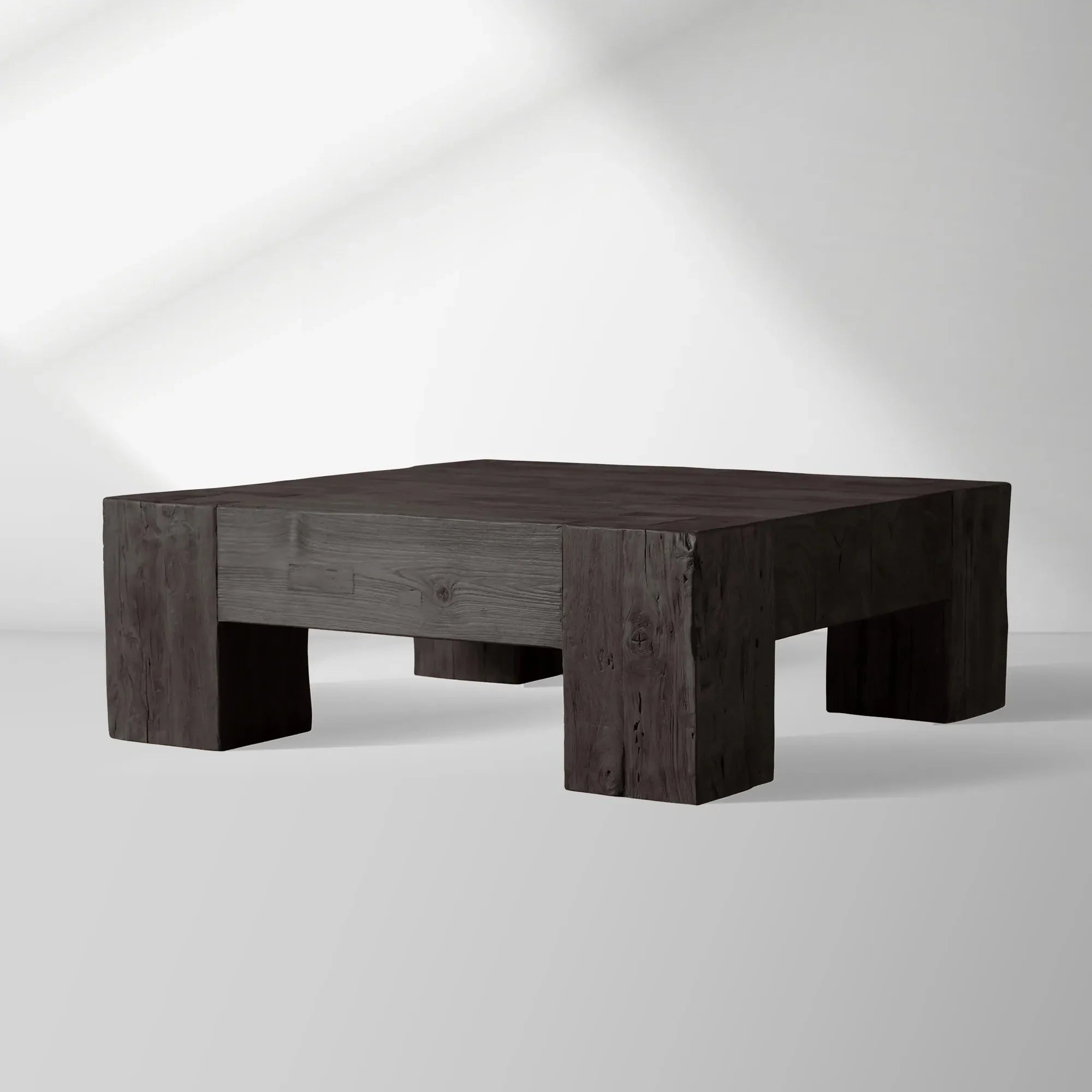 Ubud Square Reclaimed Teak Coffee Table Wood Living Room Center Tea Table Vintage Cocktail Table