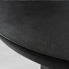 Kyoto Round Coffee Table Nickel-Plated Cast Aluminum Cocktail Table Living Room Metal Center Tea Table