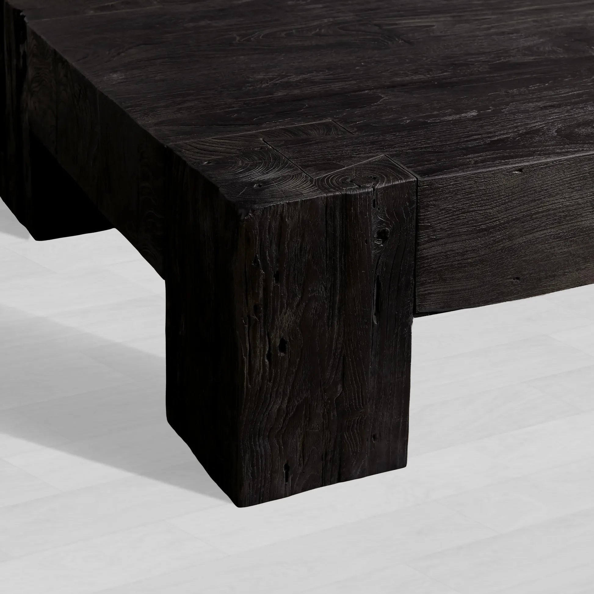 Ubud Square Reclaimed Teak Coffee Table Wood Living Room Center Tea Table Vintage Cocktail Table