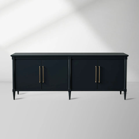 Oakleigh High-Gloss Lacquer Sideboard Wood Buffet Tables Living Room Entryways Storage Cabinet