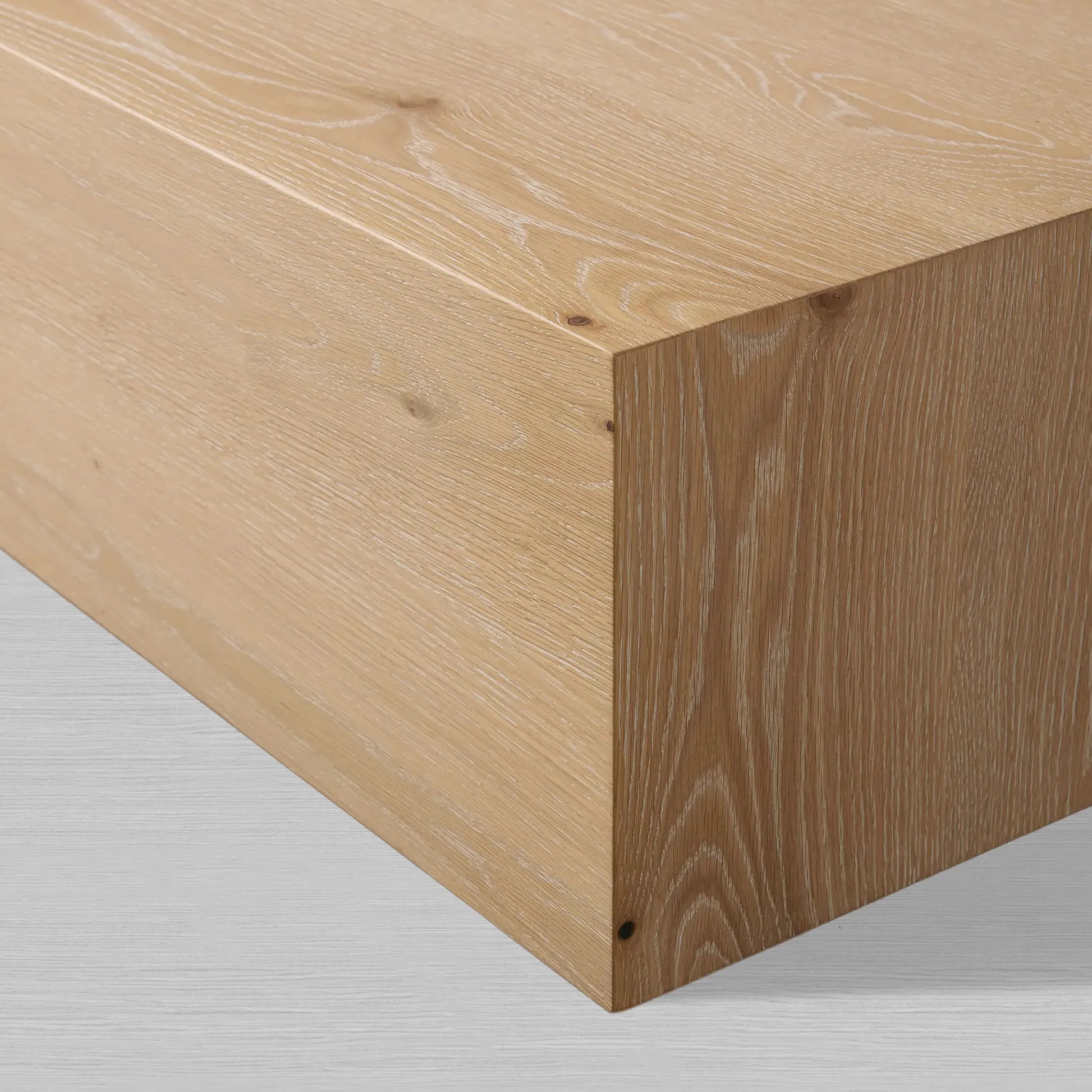 Sullivan Rectangle Coffee Table Living Room Oak Wood Center Tea Table Rural Cocktail Table