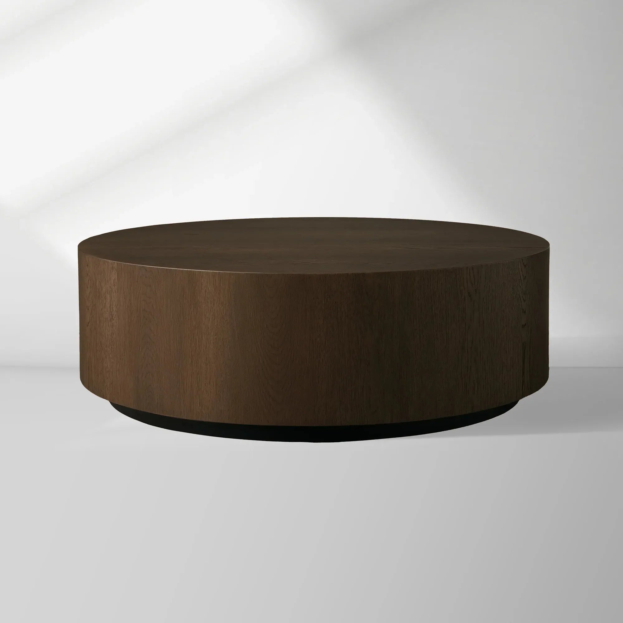 Sullivan Wood Round Coffee Table Oak Cocktail Table Simplicity Living Room Center Tea Table