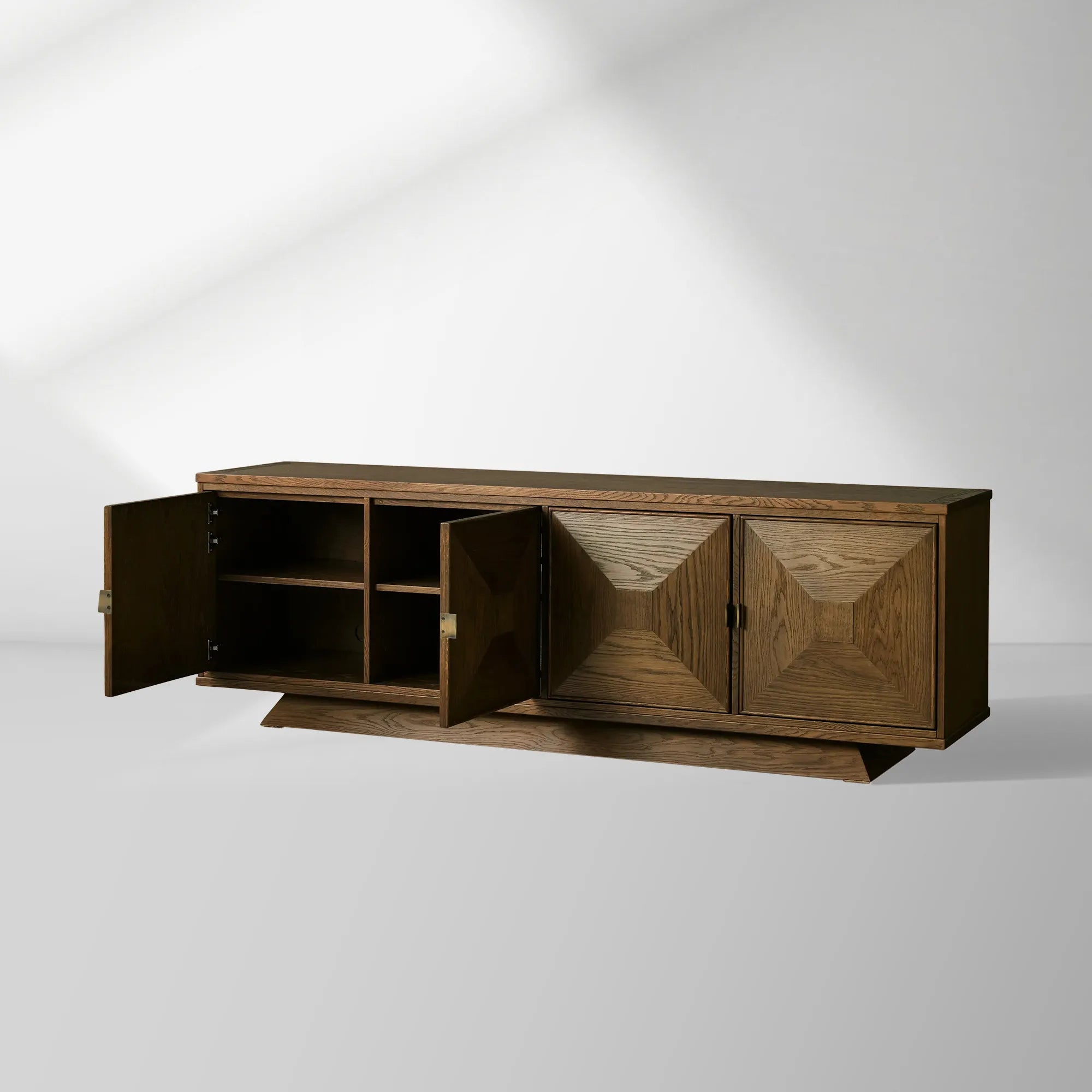 Pelham Indonesia Distressed Sideboard Wood Buffet Table Wood Living Room Entryways TV Cabinet