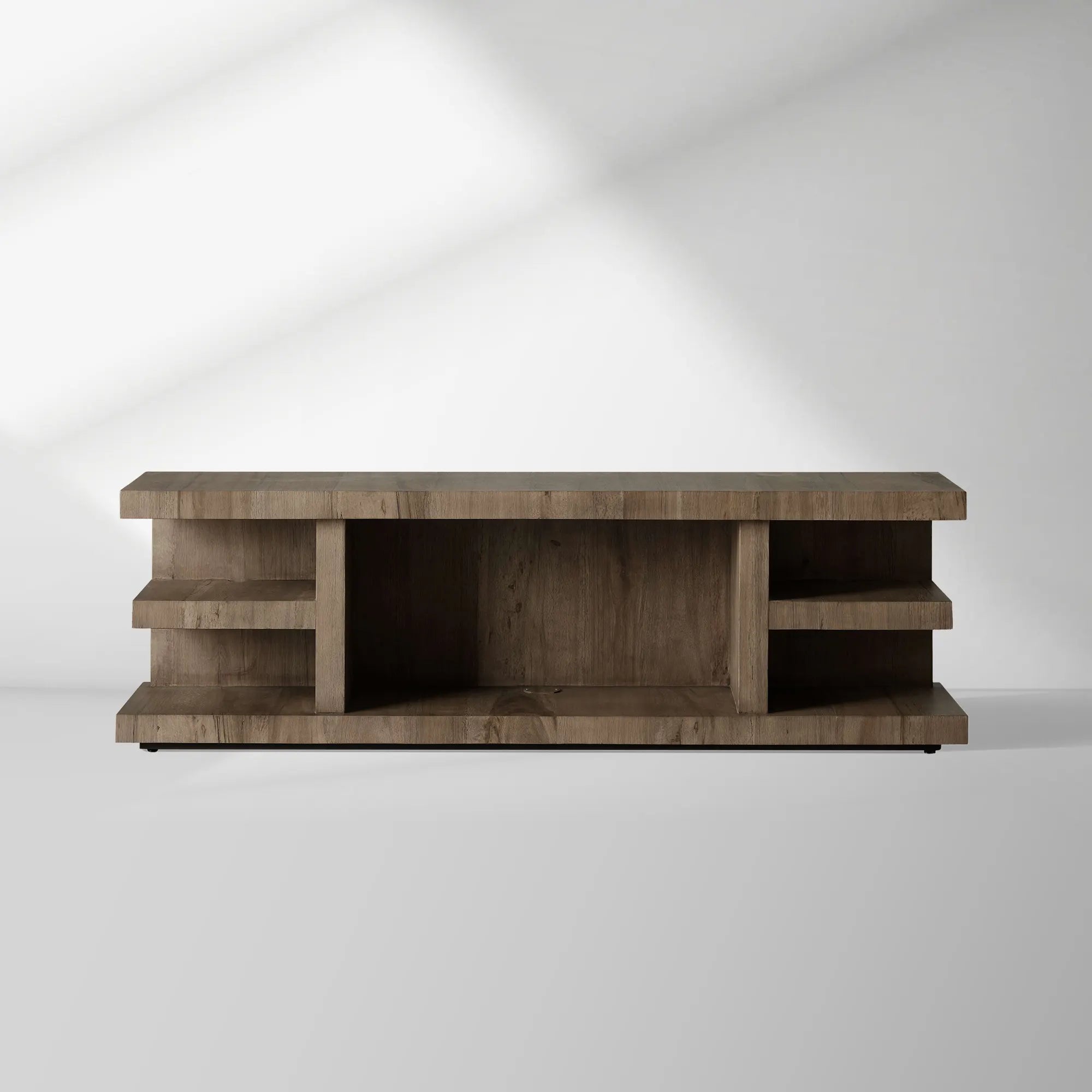 Leandro Wood Entryways Table Media Console Oak Entrance Table