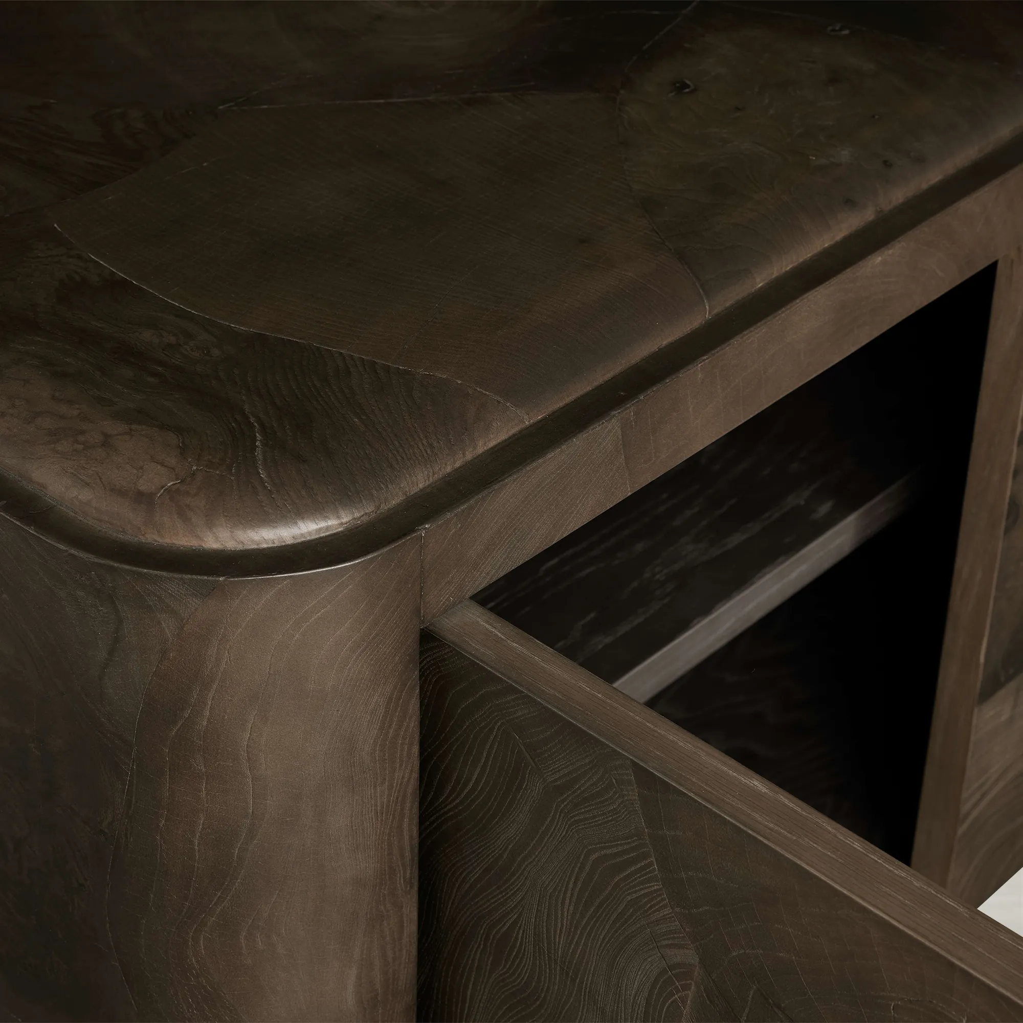 Polanco TV Stand Unit Wood Sideboard Media Console Ash Entryways Storage Cabinet