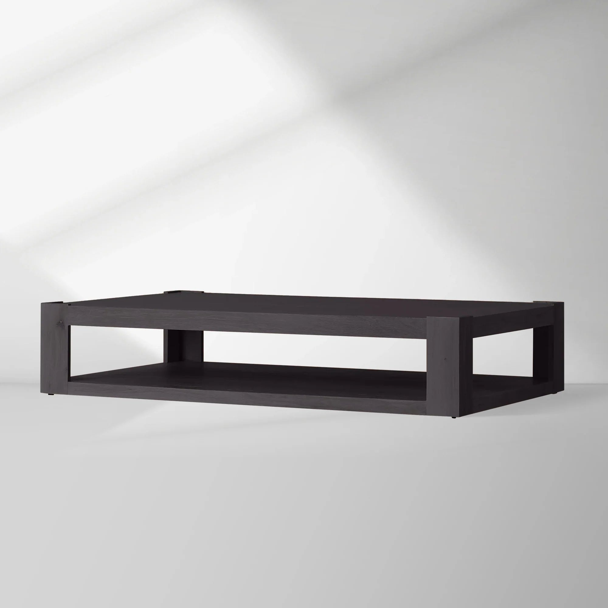 Devon Parson-Style Coffee Table Natural Oak Wood Living Room Center Tea Table Rectangular Cocktail Table