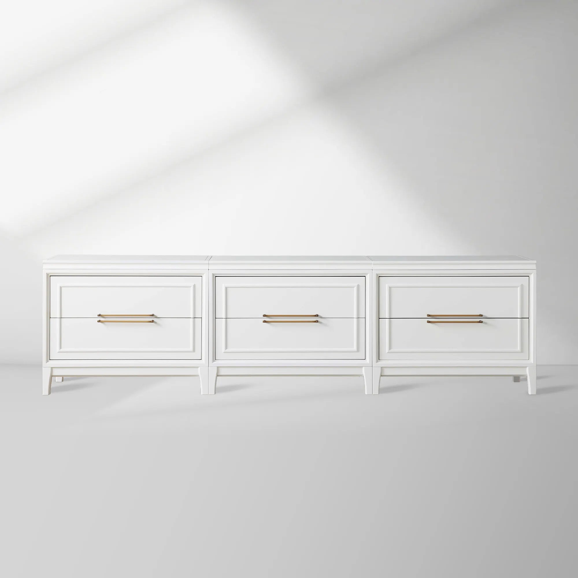 Rowan Modular TV Stand Unit Wood Entryways Storage Sideboard with Drawers