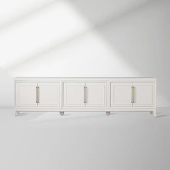 Rowan Modular Wood TV Stand Modern Sideboard Television Storage Unit with Wood Doors Entrance Cabinet