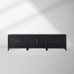 Rowan 4 Drawers TV Stand Unit Wood Entryways Storage Sideboard Cabinet Media Console