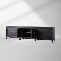 Rowan 4 Drawers TV Stand Unit Wood Entryways Storage Sideboard Cabinet Media Console