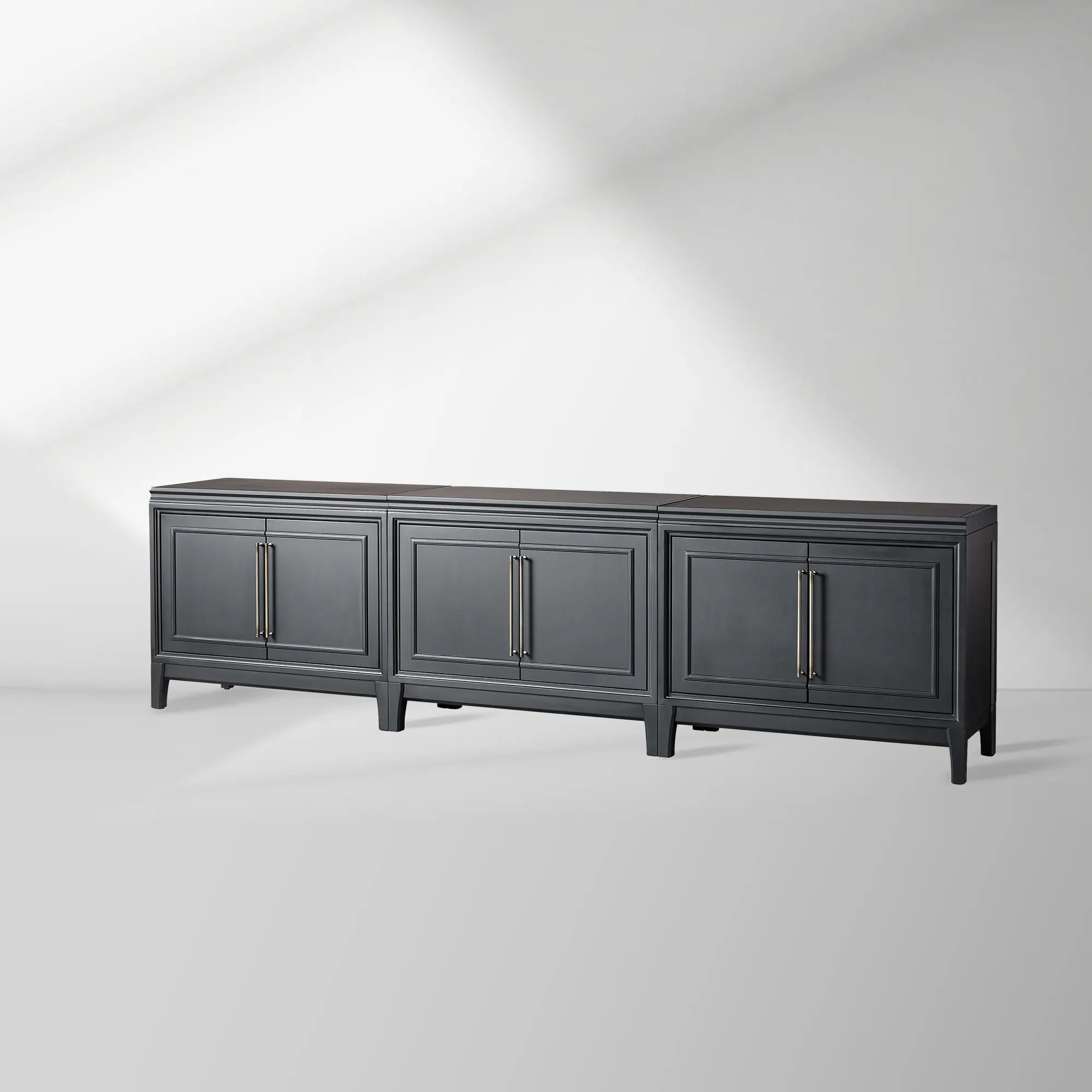 Rowan Entrance Storage Cabinet Wood TV Stand Unit Modern Sideboard with Doors