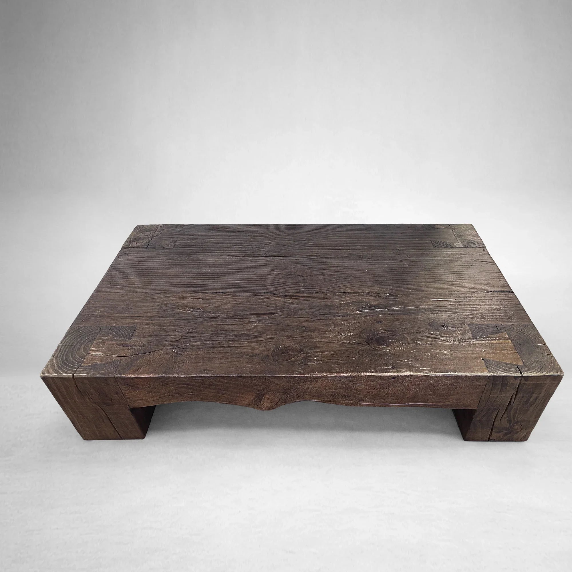 Ubud Square Reclaimed Teak Coffee Table Wood Living Room Center Tea Table Vintage Cocktail Table