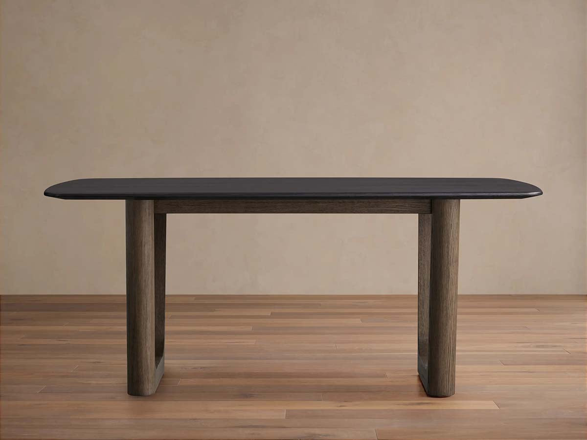 Saint Germain Wood Rectangle Dining Table With Rennes Base