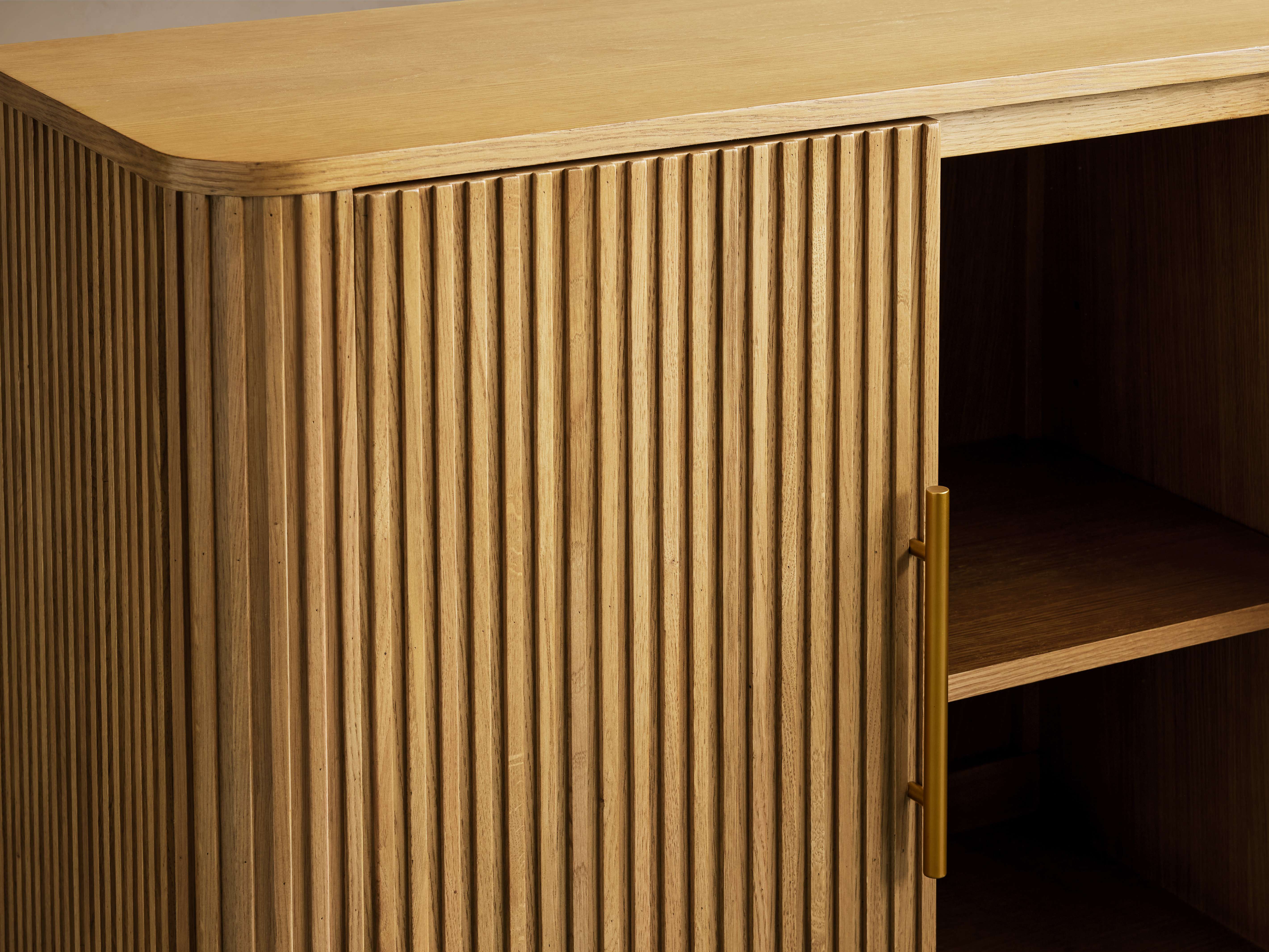 Finnley Wood Sideboard Modern Dining Room Buffet Storage Cabinet