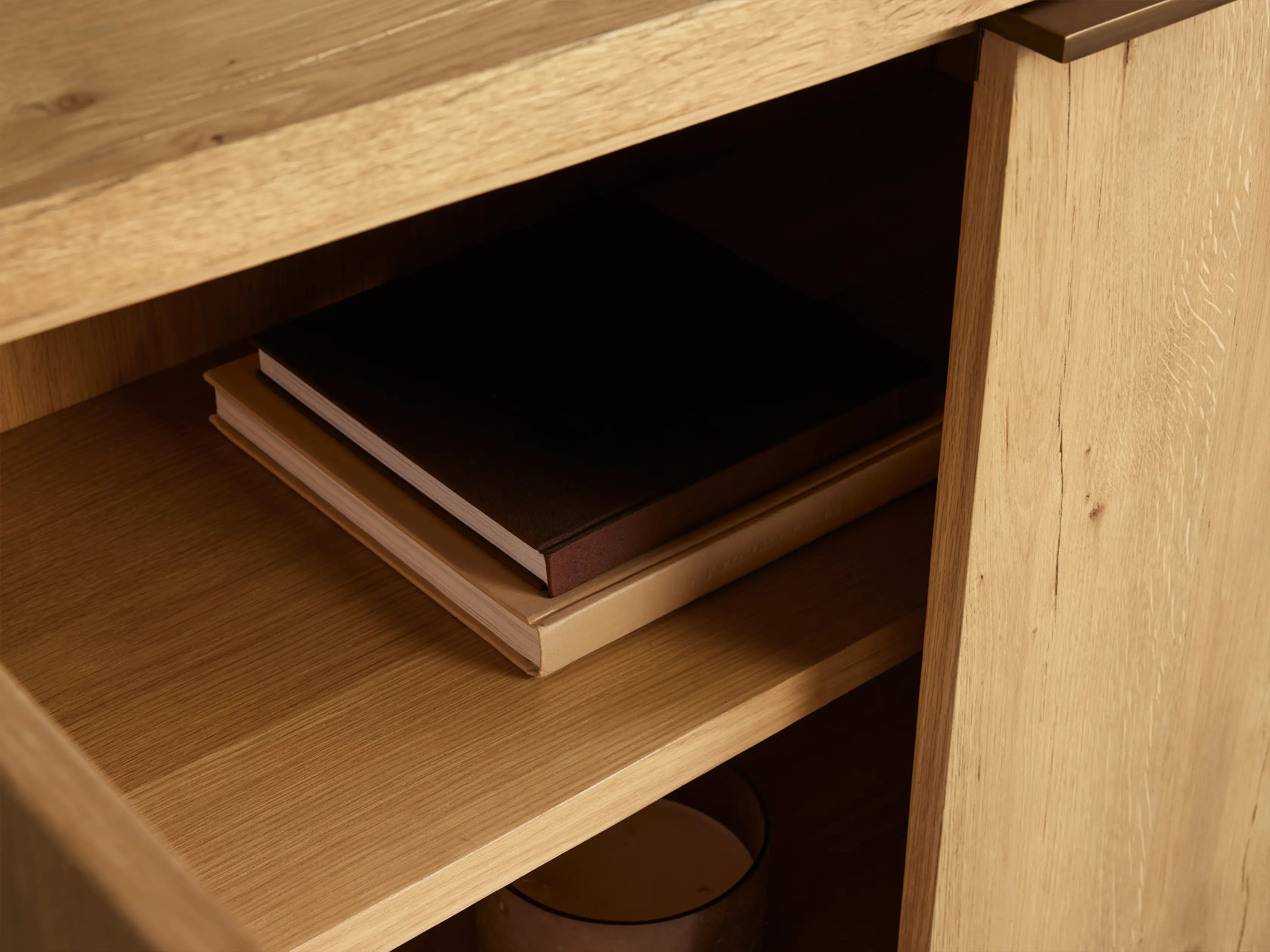 Redding Sideboard - Minimalist Solid Wood Modern Buffet Cabinet
