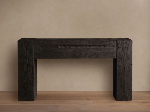Ubud Wood Entrance Console Table Reclaimed Teak Sidewalk Table