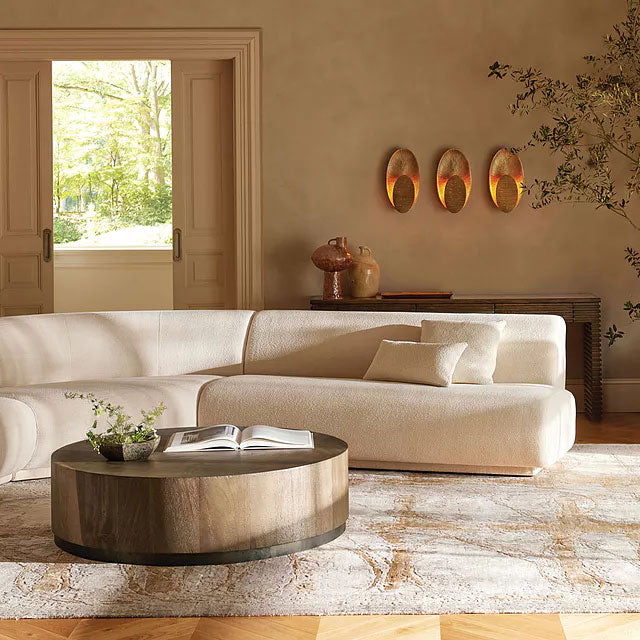 Toluca Guanacaste wood Coffee Table with Metal Base Cocktail Table Living Room Center Tea Table