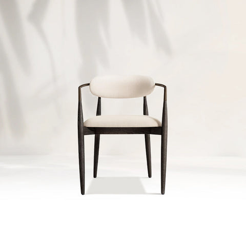 Arnod Fabric Dining Chair Mid-Century Modern Armchair