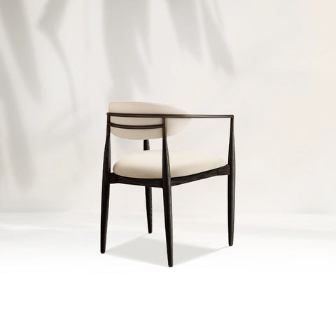 Arnod Fabric Dining Chair Mid-Century Modern Armchair