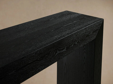 Sullivan Entryway Console Table Solid Oak Hallway Entrance Table