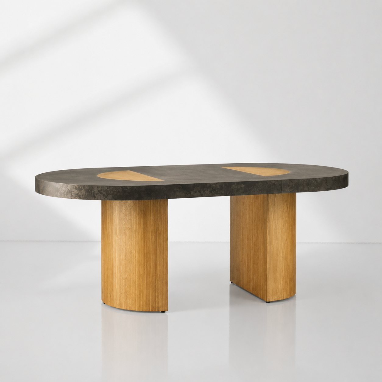 Acacius Oval Dining Table Reclaimed Yukas Wood