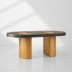 Acacius Oval Dining Table Reclaimed Yukas Wood