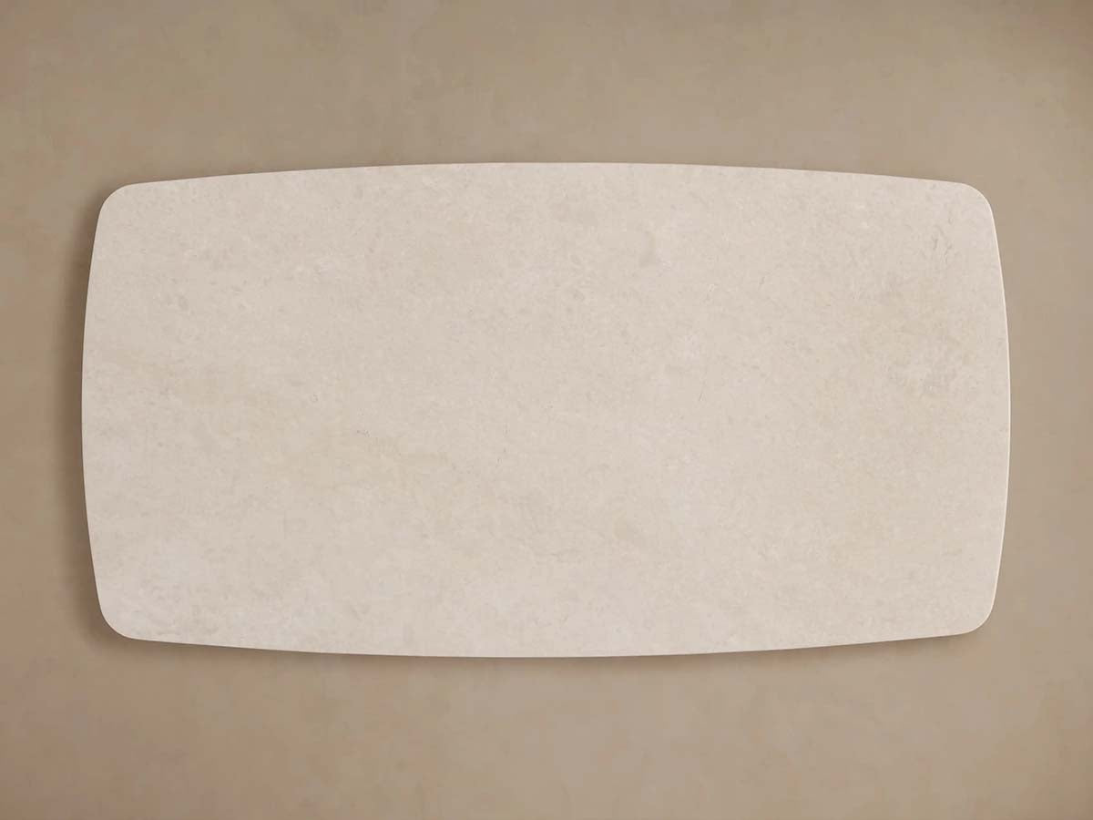 Saint Germain Marble Top Dining Table With Wood Rennes & metal Base