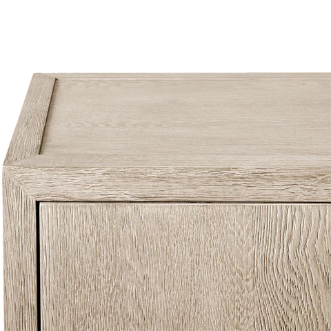 Ryze French Contemporary 2-door Sideboard Oak Wood Buffet Cabinet With Drawers