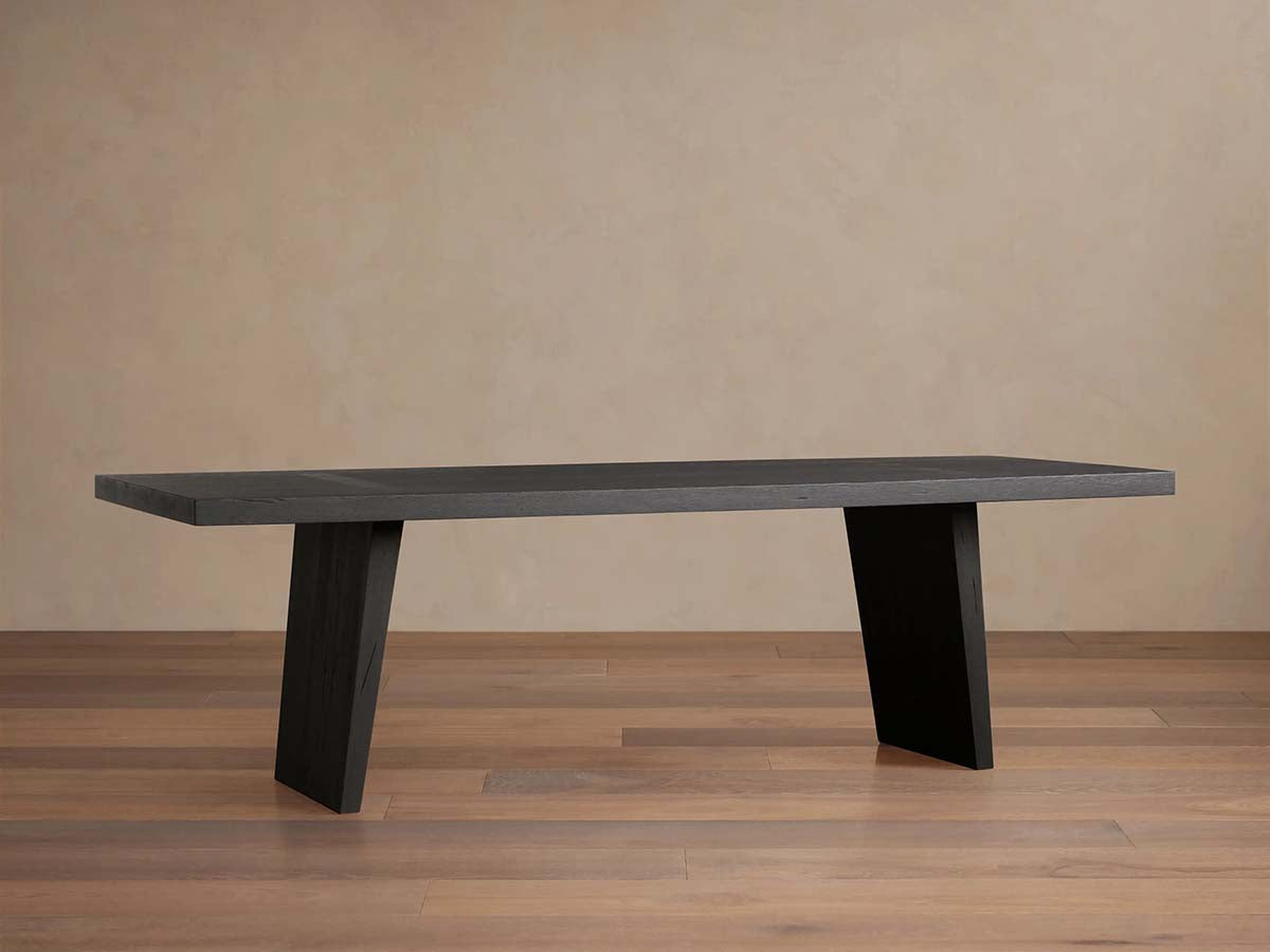 Panta Romanian Oak Dining Table Rectangle Wood Dining Table