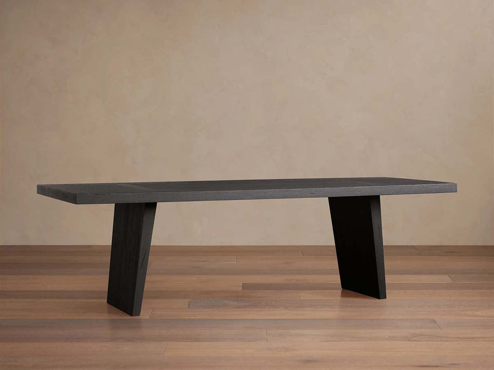 Panta Collection Table Panta Romanian Oak Dining Table Rectangle Wood Dining Table – Halo Loom