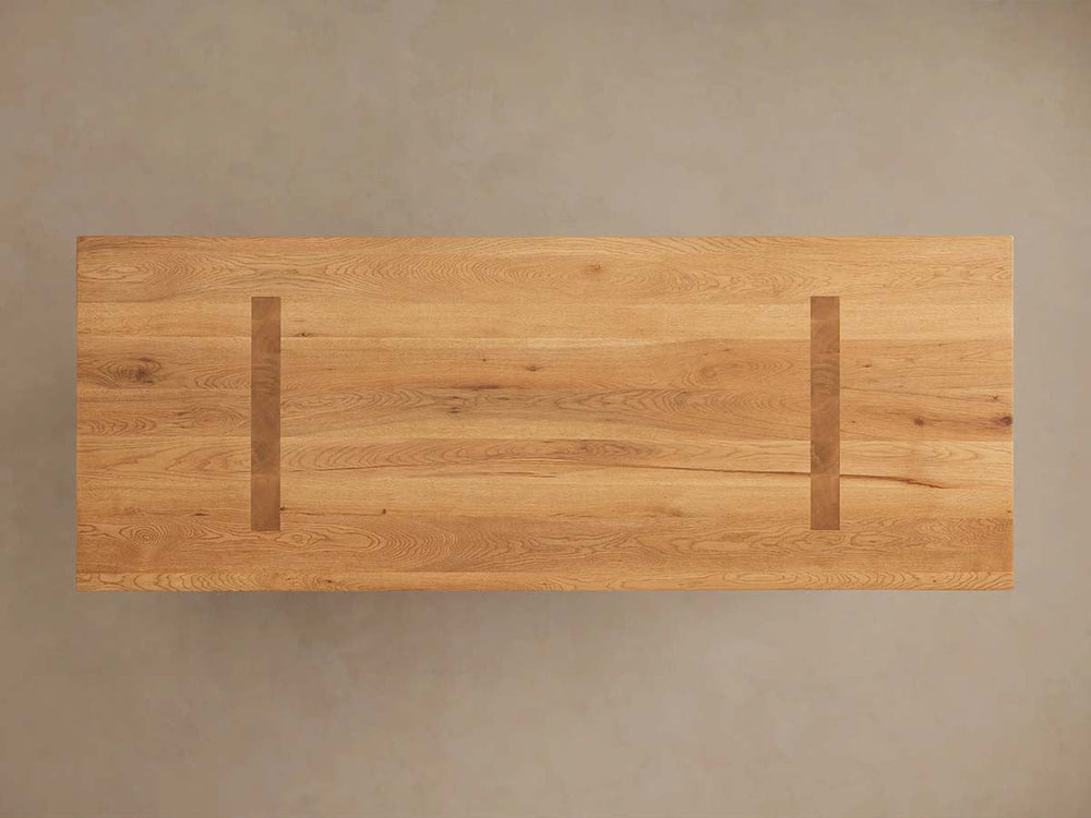 Panta Collection Table Panta Romanian Oak Dining Table Rectangle Wood Dining Table – Halo Loom