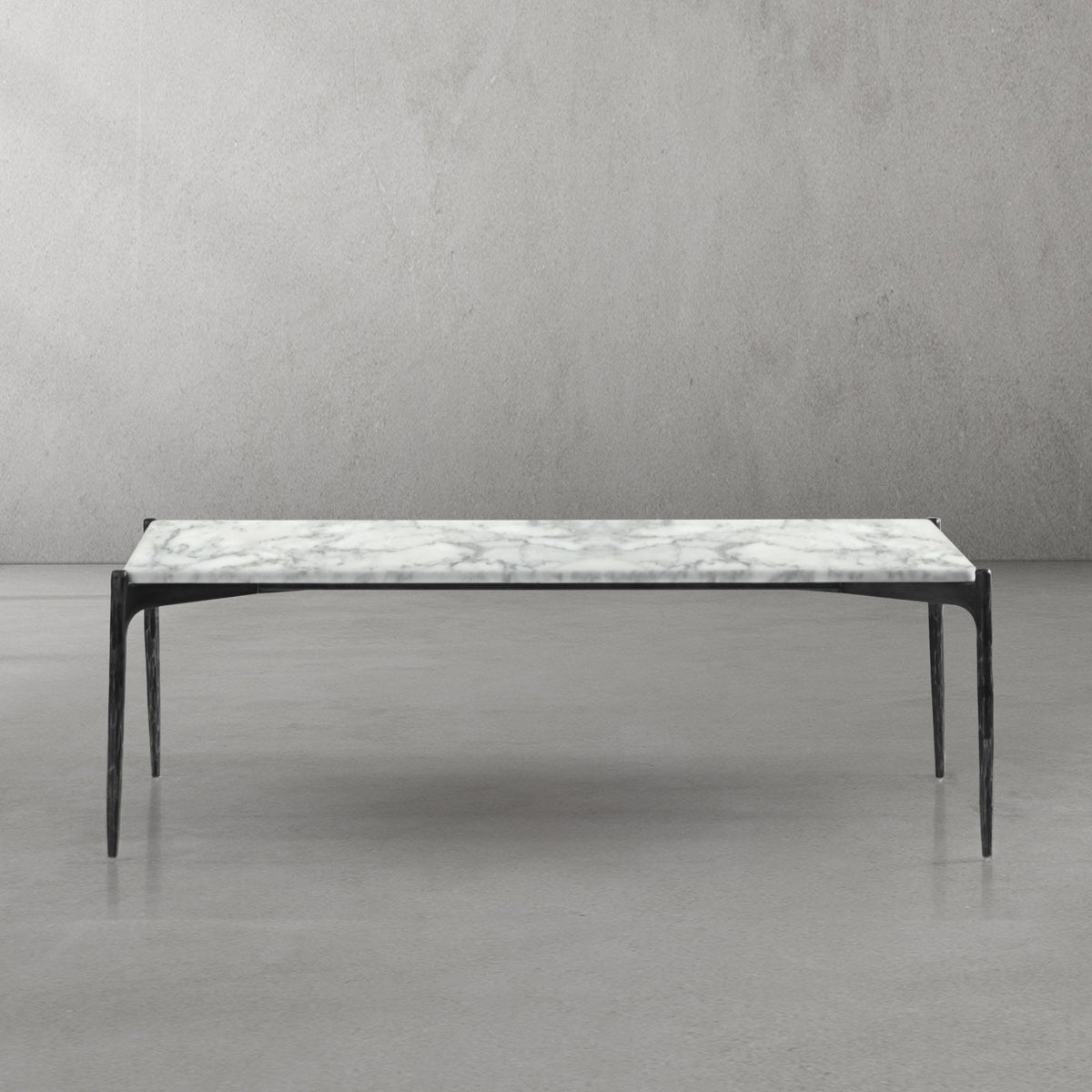 Thaddeus Rectangle Carrara Marble Coffee Table Unique Sofa Center Tea table