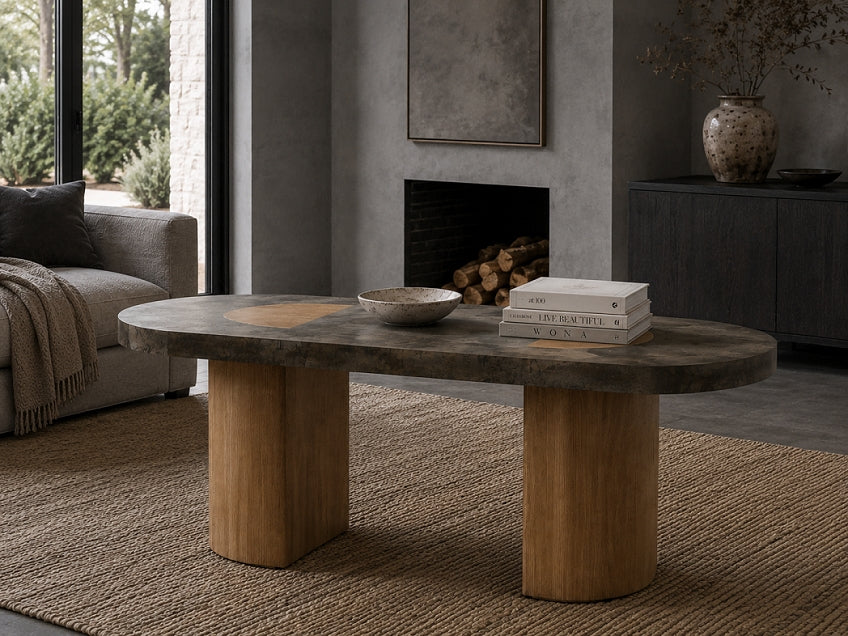 Acacius Oval Dining Table Reclaimed Yukas Wood