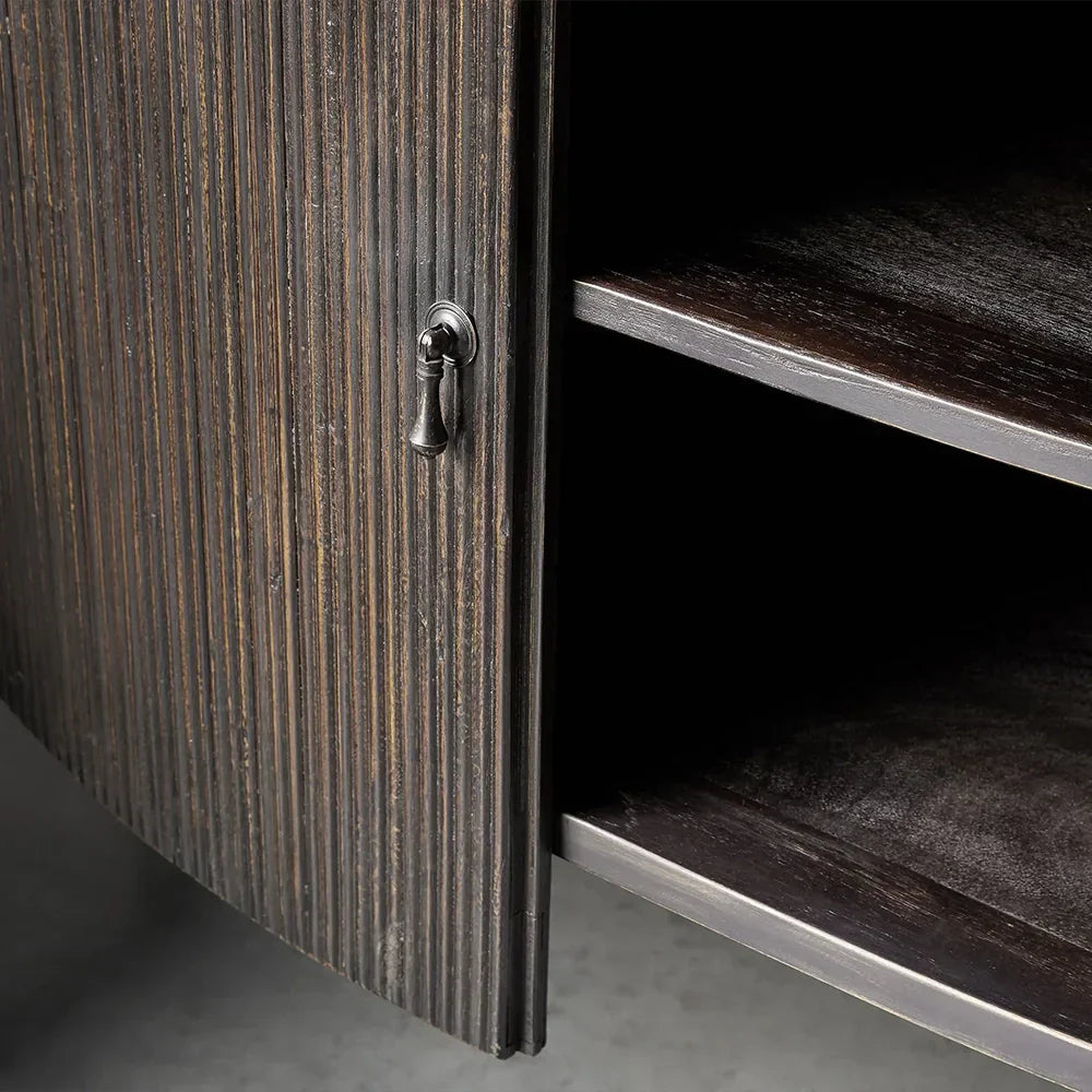 Conrad Solid Teak Sideboard Wood Vintage Storage Cabinets