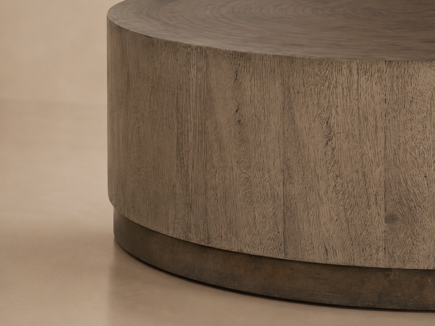 Toluca Guanacaste wood Coffee Table with Metal Base Cocktail Table Living Room Center Tea Table