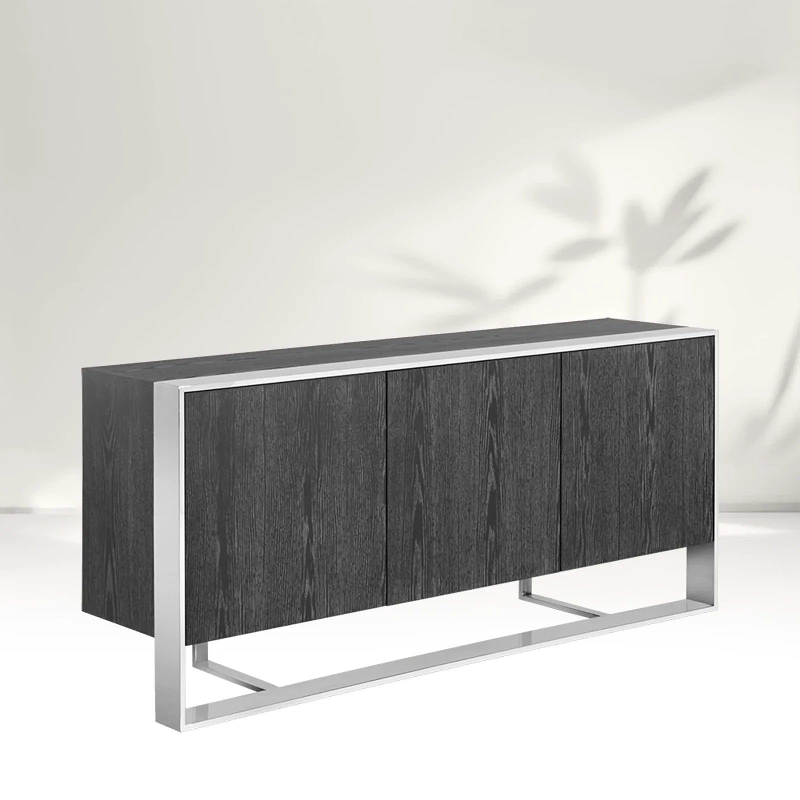 Dolton Modern Wood Sideboard Steel Frame Buffet Cabinets