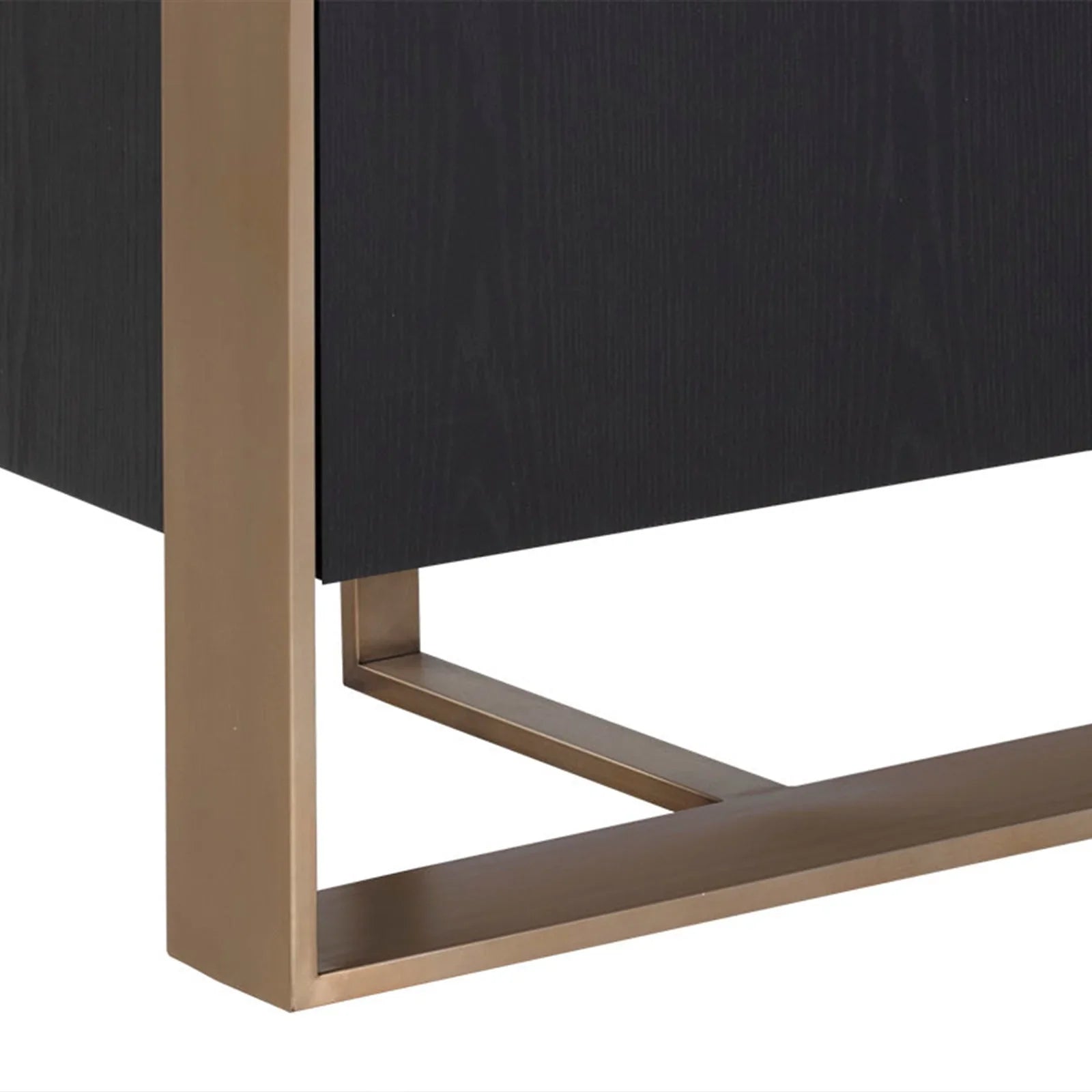 Dolton Modern Wood Sideboard Steel Frame Buffet Cabinets