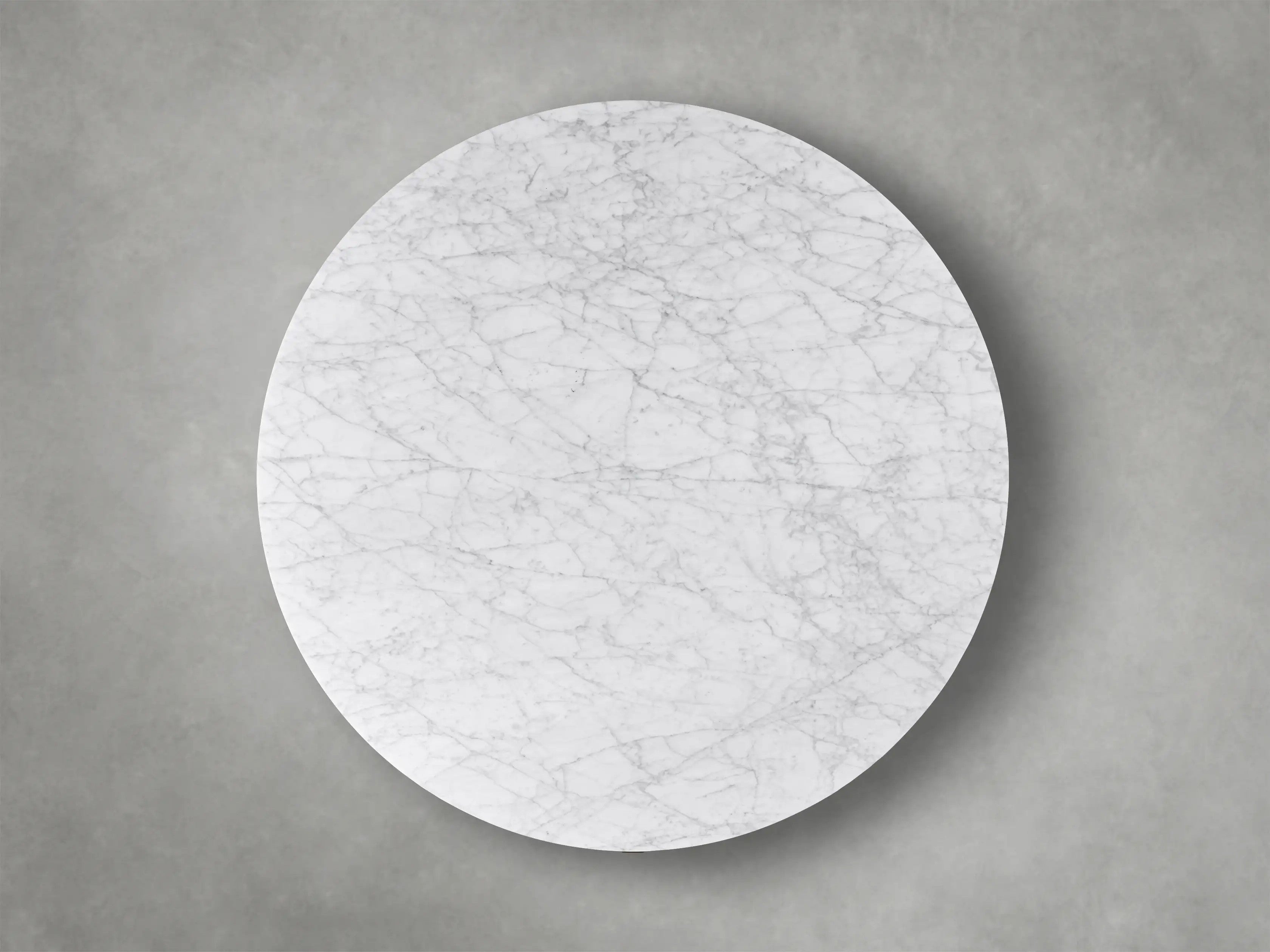 Finnley Round Storage Coffee Table Living Room Stone Center Tea Table