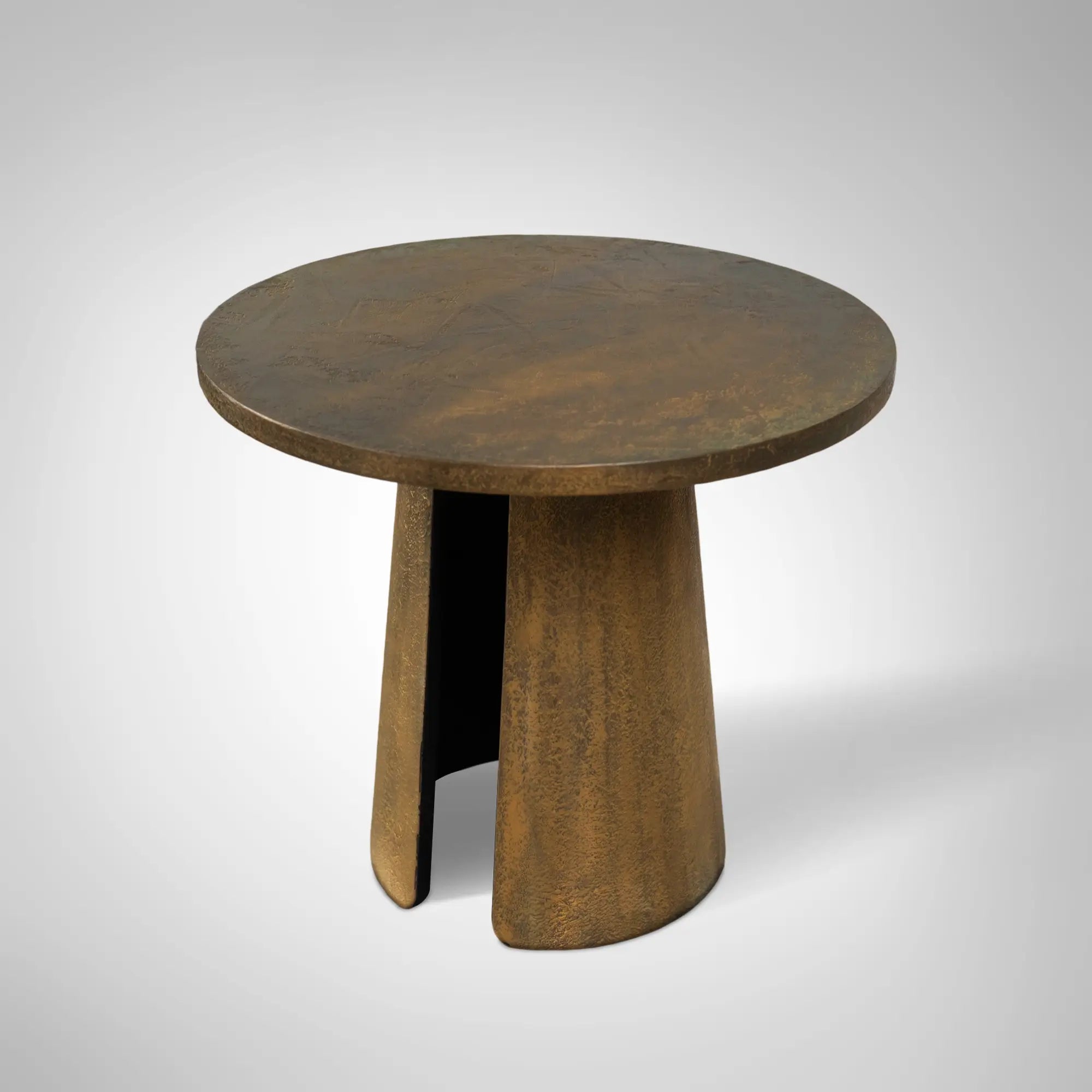 Antique Brass Liquid Metal Coffee Table