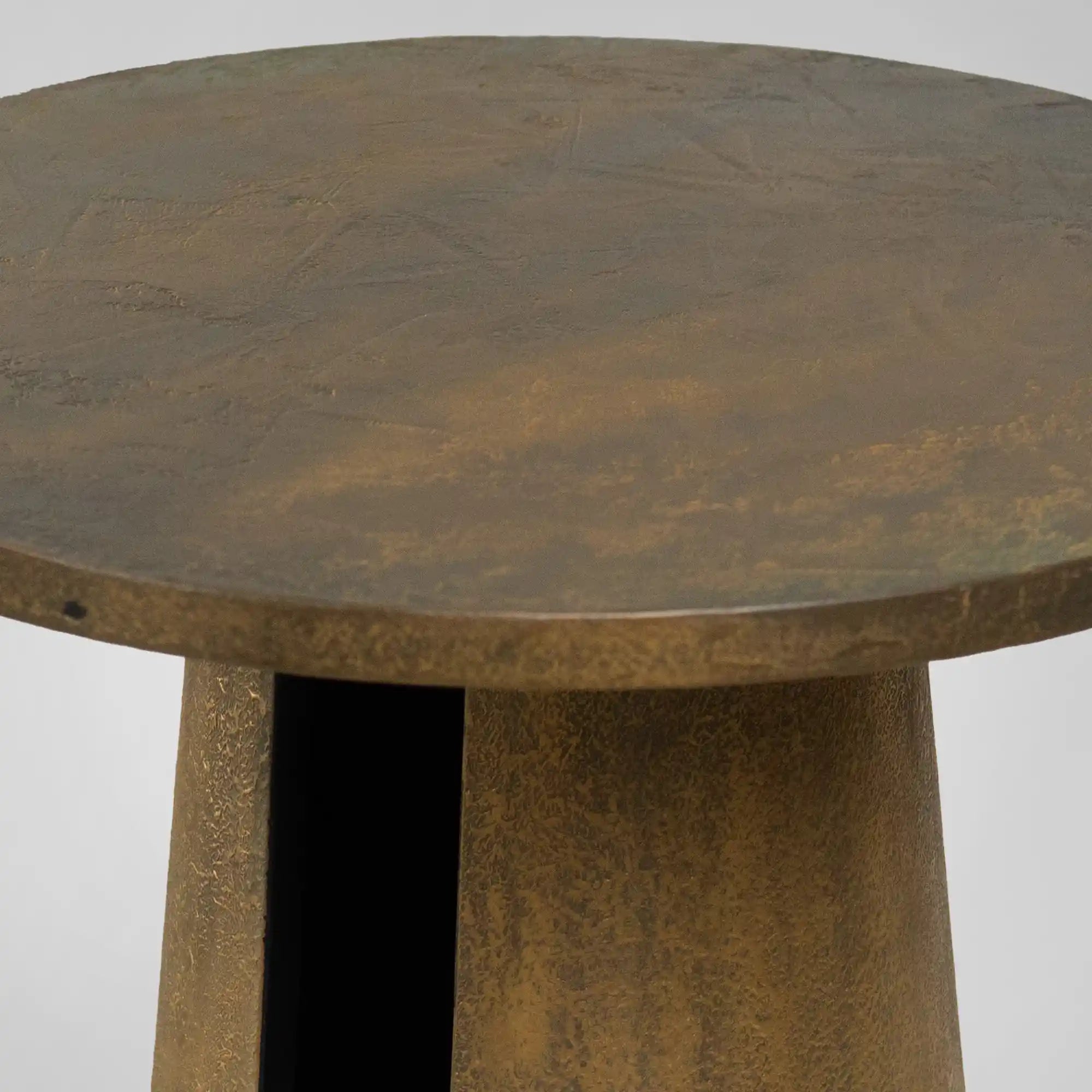 Antique Brass Liquid Metal Coffee Table