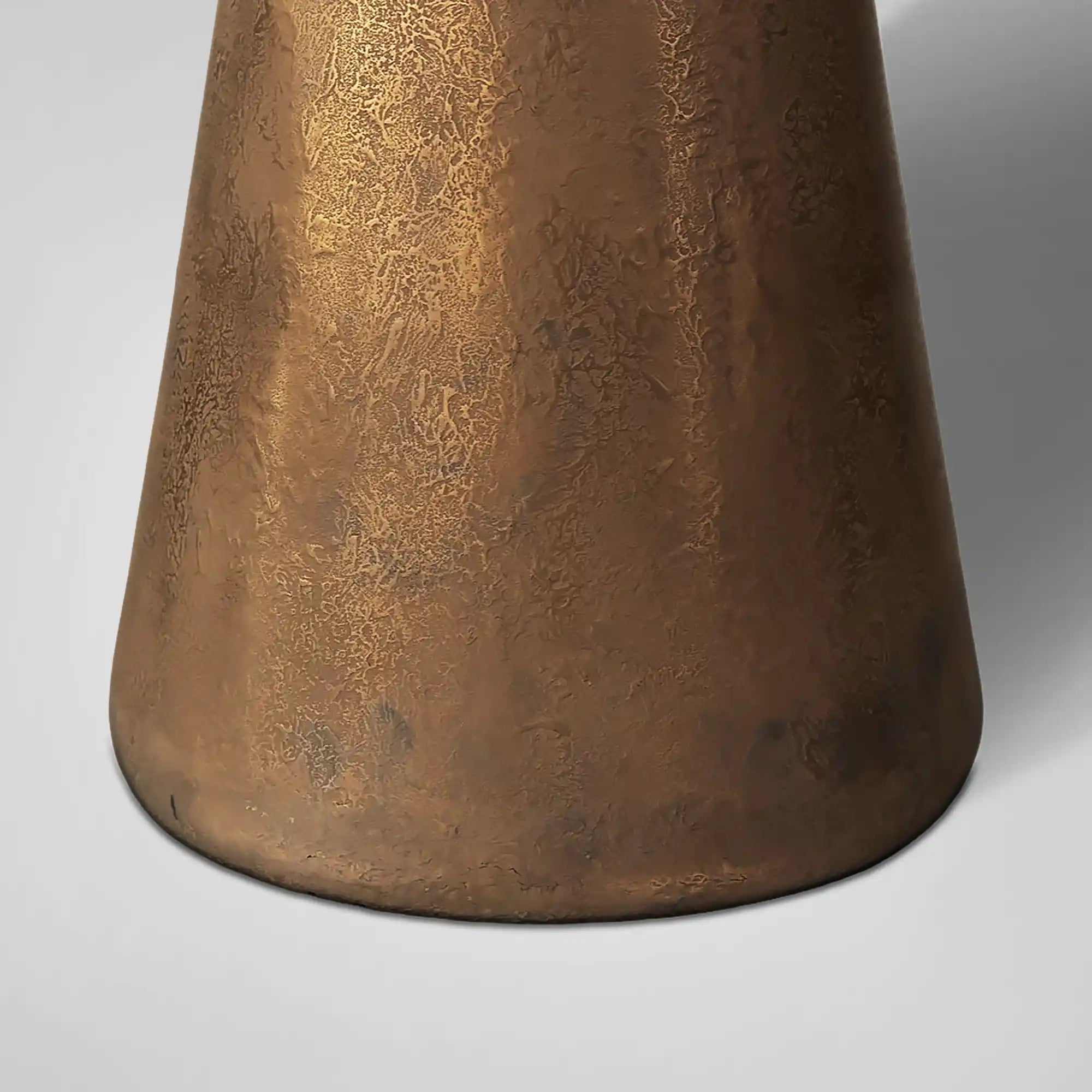 Patina Copper Mushroom Side Table