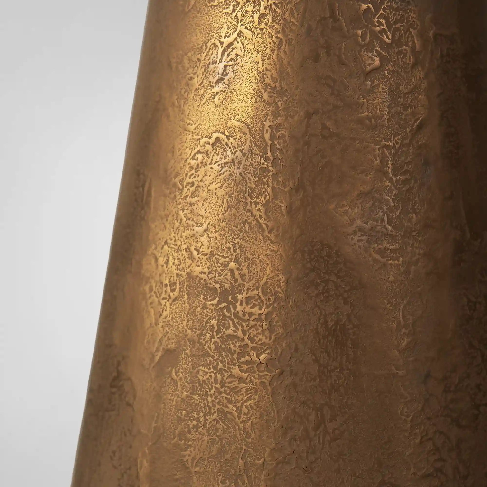 Patina Copper Mushroom Side Table
