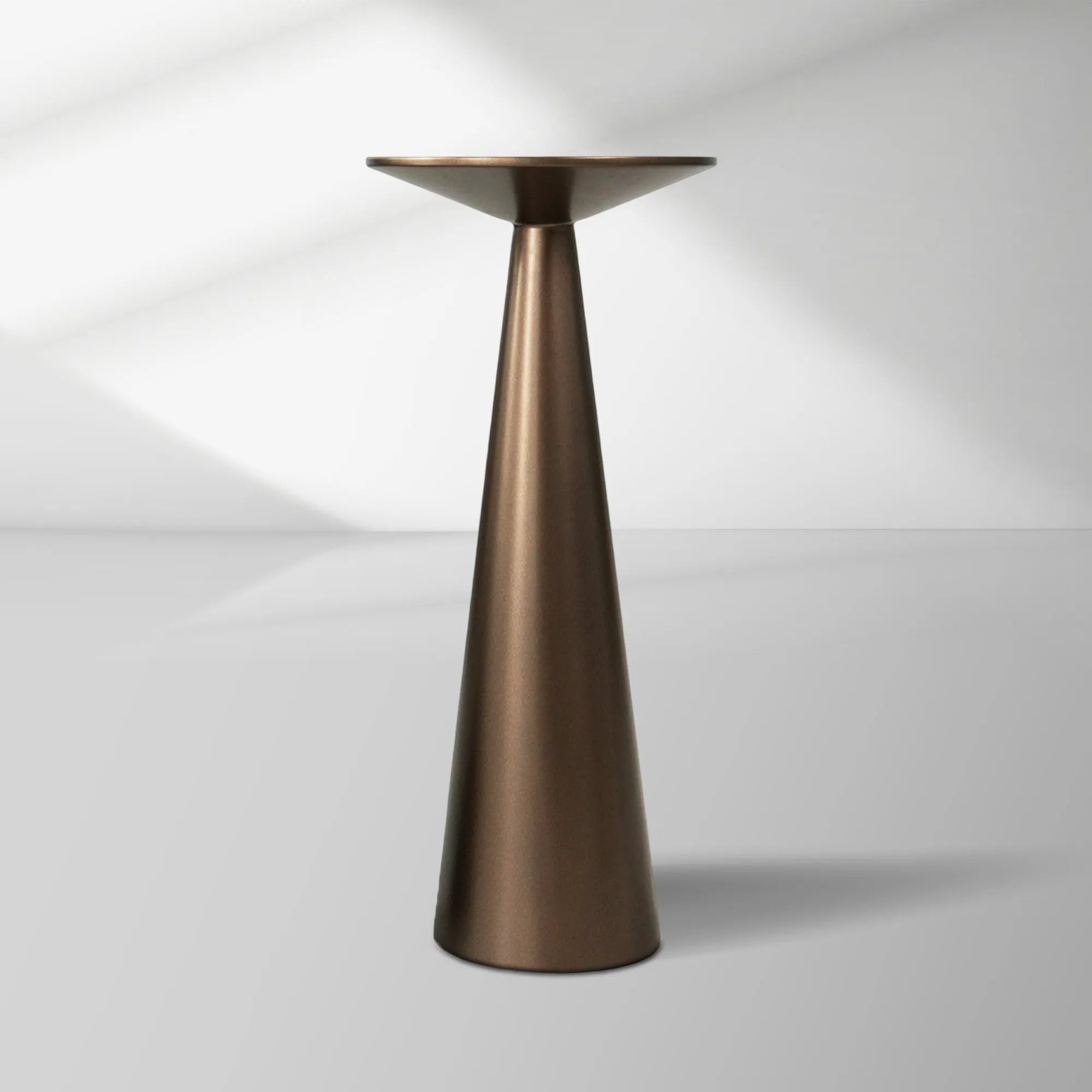 Set of 2 Mushroom Side Tables – Sculptural Metal Accent Tables