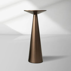 Set of 2 Mushroom Side Tables – Sculptural Metal Accent Tables
