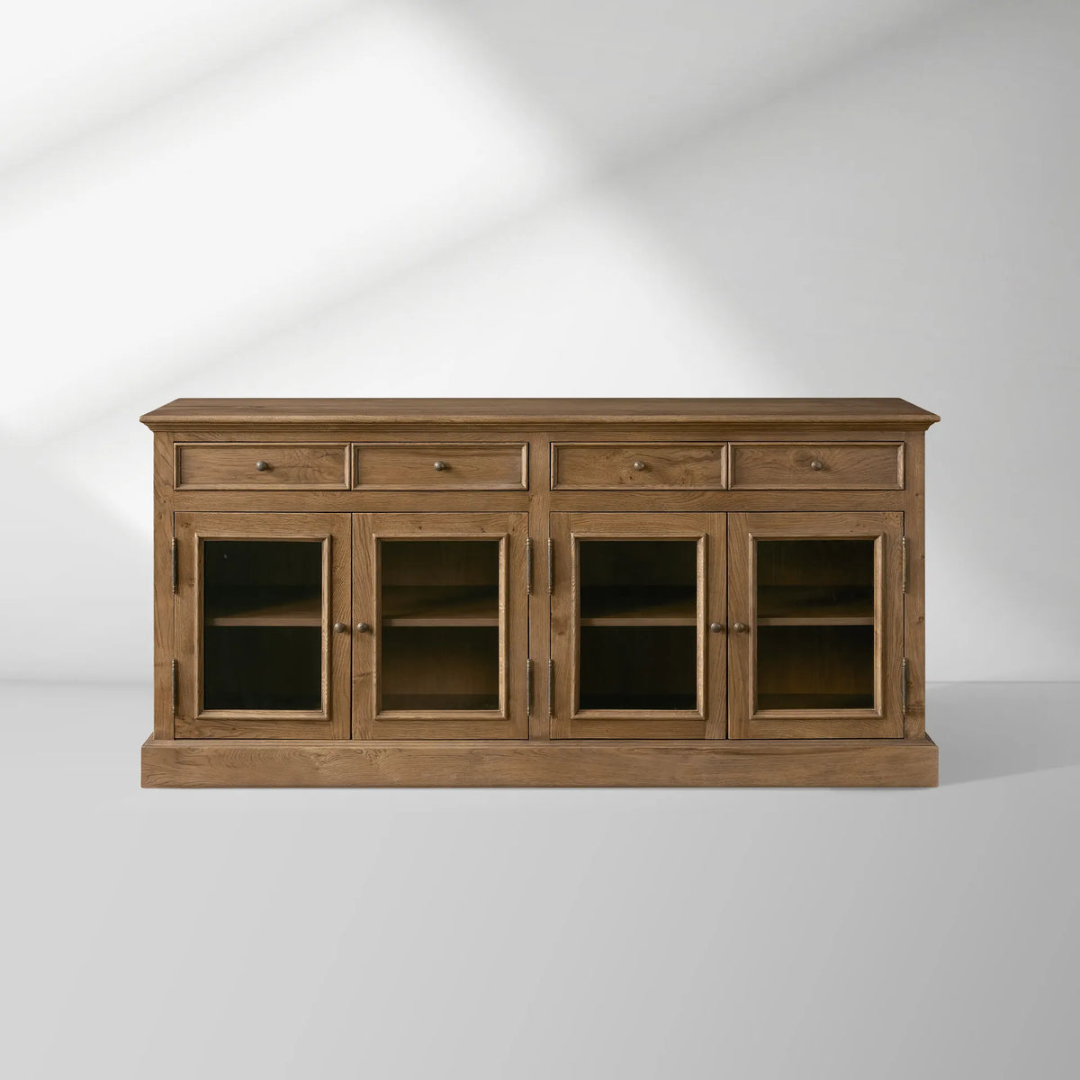 Kensington Reclaimed Glass Buffet Vintage Reclaimed Wood Farmhouse Style
