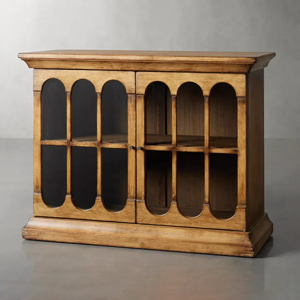 Merritt Low Dining Buffet Cabinet Solid Pine Sideboard