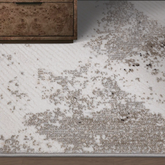 Puxina Abstract Brushstroke Neutral Area Rug with Casual Art & a Sense of Relaxation Carpet Modern Brushstroke Wash Style