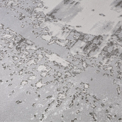 Puxina Horizon Soft Linear Texture Neutral Area Rug with Minimalist & Naturally Relaxed Carpet Grey Layered Horizon Style