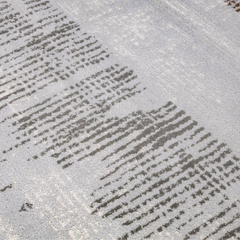 Puxina Soft Linear Texture Neutral Area Rug with Minimalist & Relaxing Carpet Soft Script Texture Style